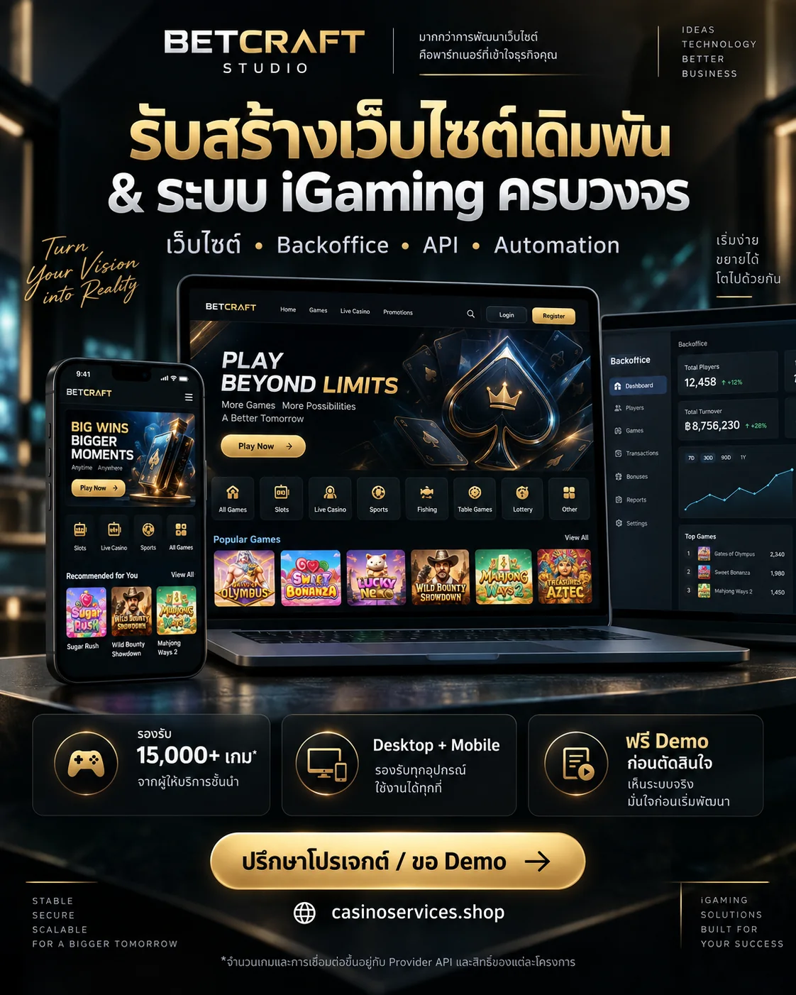 ภาพลักษณ์เว็บคาสิโน