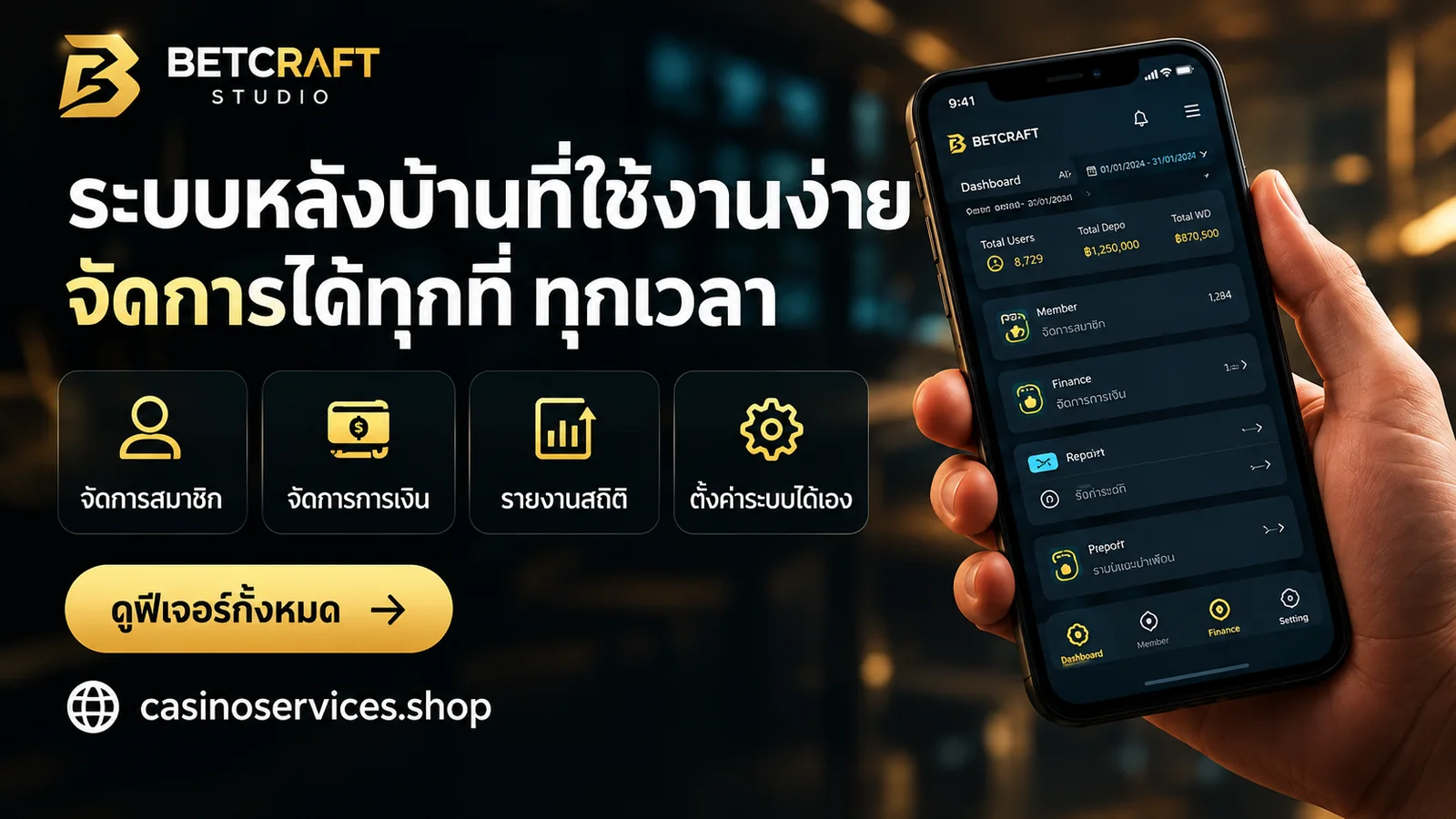 งานพัฒนาเฉพาะโปรเจกต์