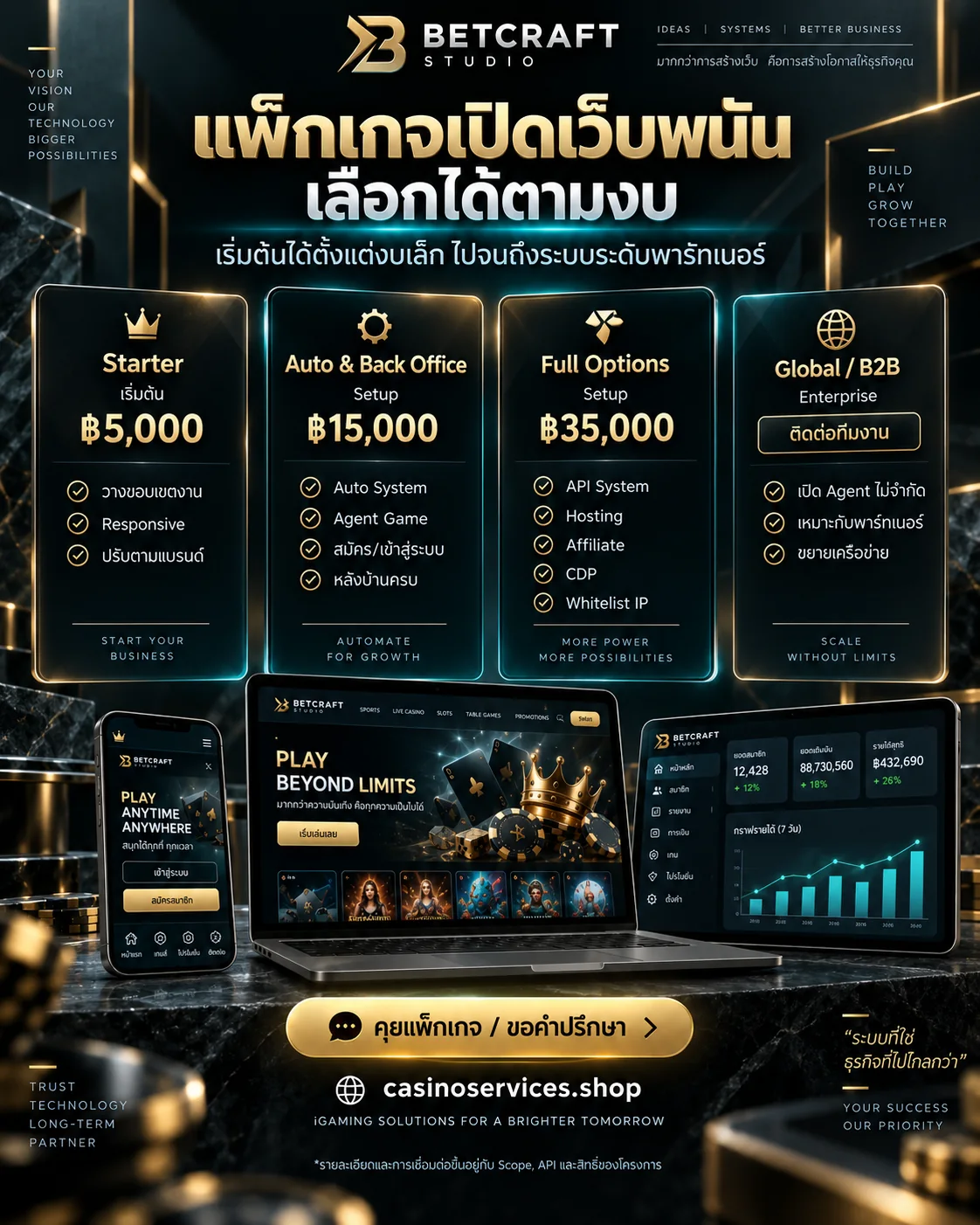 ดีไซน์แนวตั้งที่ต่อยอดได้