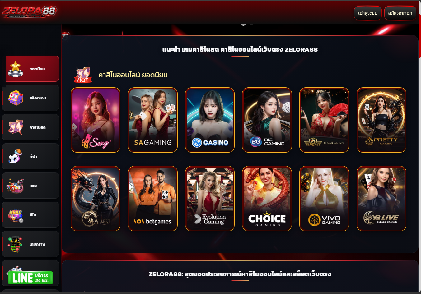 ตัวอย่าง Premium Website